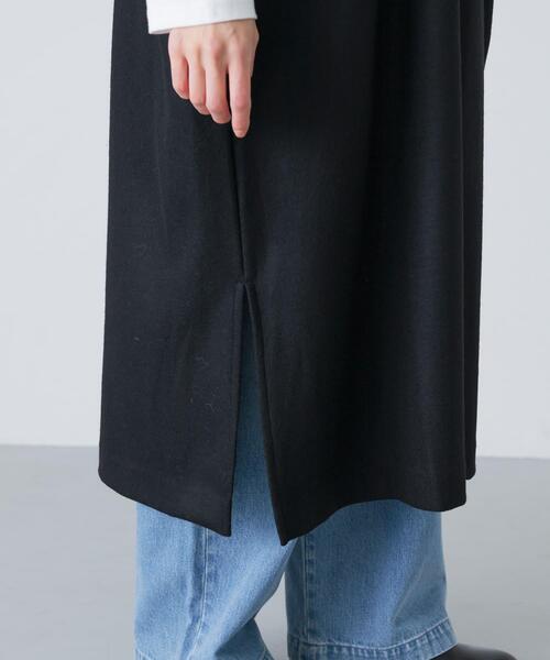 かぐれ（カグレ）の「ウールオーバーワンピース（ワンピース・レディース・ベージュ/ブラック・FREE）」の7枚目の写真