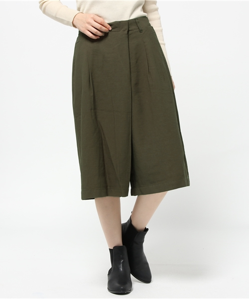 ikka（イッカ）の「Sdv TRサージラップガウチョ（その他パンツ・レディース・ブラック/オリーブ/ベージュ・MEDIUM/LARGE）」の3枚目の写真