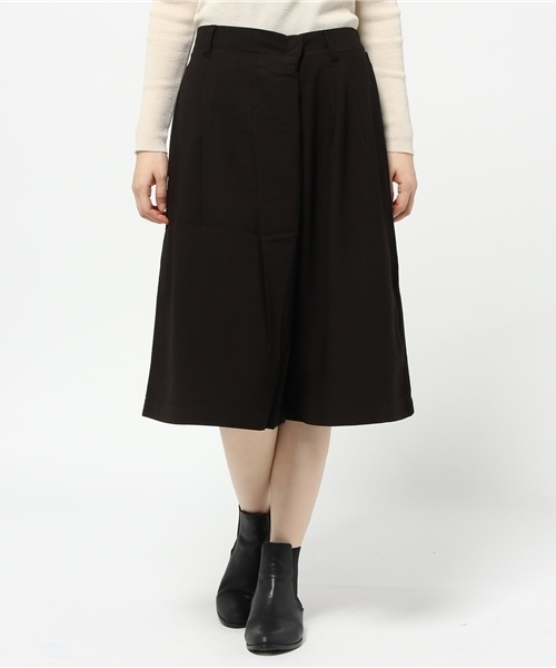 ikka（イッカ）の「Sdv TRサージラップガウチョ（その他パンツ・レディース・ブラック/オリーブ/ベージュ・MEDIUM/LARGE）」の2枚目の写真