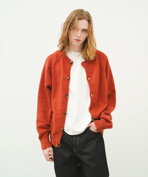 DISTRESSED COTTON CARDIGAN（カーディガン/ボレロ