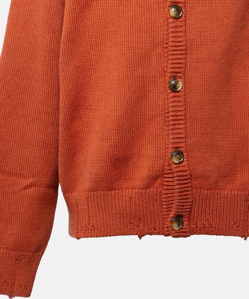 DISTRESSED COTTON CARDIGAN（カーディガン/ボレロ