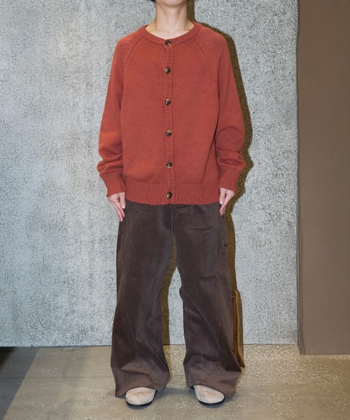 DISTRESSED COTTON CARDIGAN（カーディガン/ボレロ