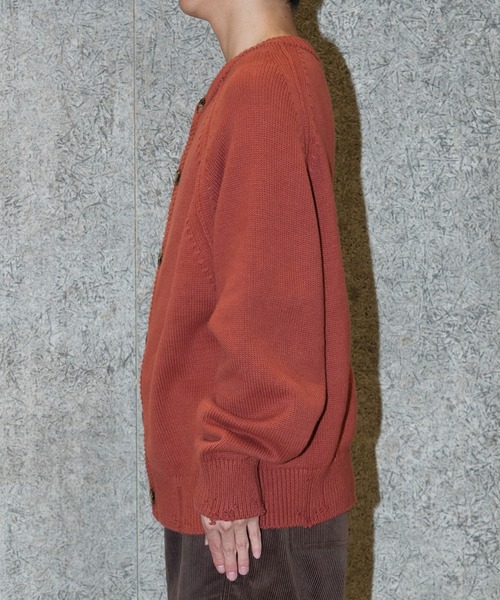 DISTRESSED COTTON CARDIGAN（カーディガン/ボレロ