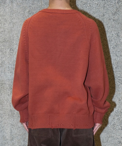 DISTRESSED COTTON CARDIGAN（カーディガン/ボレロ