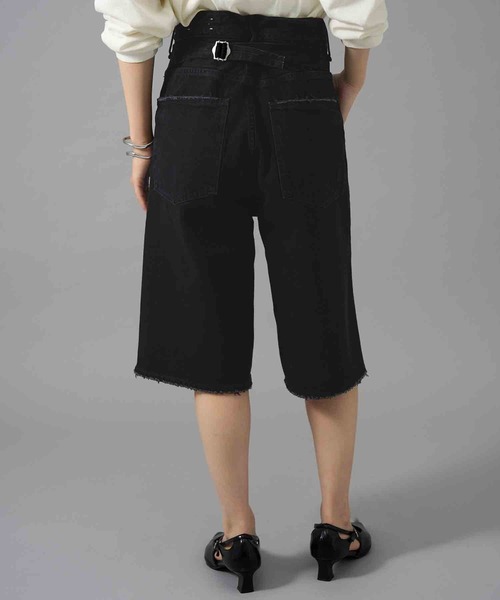 upperhights（アッパーハイツ）の「【upper hights】26SS新作 THE LIAM SHORT アッパーハイツ デニムショーツ ハーフパンツ（デニムパンツ・レディース・ブルー/ブラック・23inch/22inch/25inch/24inch）」の9枚目の写真