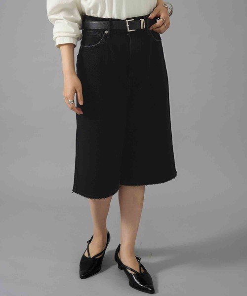 upperhights（アッパーハイツ）の「【upper hights】26SS新作 THE LIAM SHORT アッパーハイツ デニムショーツ ハーフパンツ（デニムパンツ・レディース・ブルー/ブラック・23inch/22inch/25inch/24inch）」の6枚目の写真