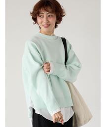 Lugnoncure | コットンタッチクルーネックニットプルオーバー(ニット/セーター)