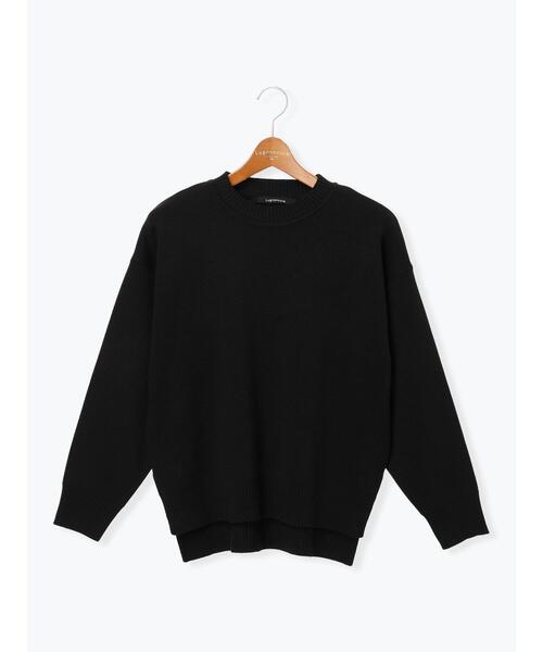 Lugnoncure（ルノンキュール）の「コットンタッチクルーネックニットプルオーバー（ニット/セーター・レディース・ブラック/ミント/ネイビー/イエロー/オフホワイト・F）」の22枚目の写真