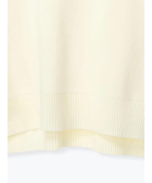 Lugnoncure（ルノンキュール）の「コットンタッチクルーネックニットプルオーバー（ニット/セーター・レディース・ブラック/ミント/ネイビー/イエロー/オフホワイト・F）」の6枚目の写真