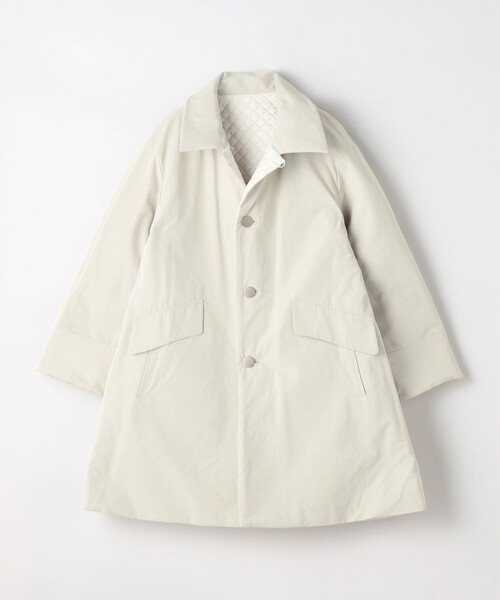 BALLSEY(ボールジィ)の「パデットリバーキルティング リバーシブルハーフコート(ステンカラーコート・レディース・ネイビー/ライトベージュ/レッド・36/34)」の15枚目の写真