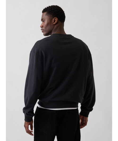 GAP(ギャップ)の「ヴィンテージソフト フレンチテリー オーバーサイズ GAP Athletic スウェットシャツ(スウェット・メンズ・ブラウン/オフホワイト/ブラック/ブルー・XS/L/M/S/XL)」の21枚目の写真