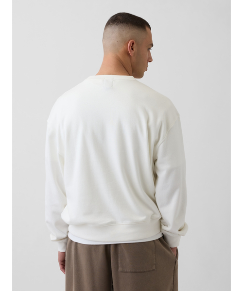 GAP(ギャップ)の「ヴィンテージソフト フレンチテリー オーバーサイズ GAP Athletic スウェットシャツ(スウェット・メンズ・ブラウン/オフホワイト/ブラック/ブルー・XS/L/M/S/XL)」の22枚目の写真