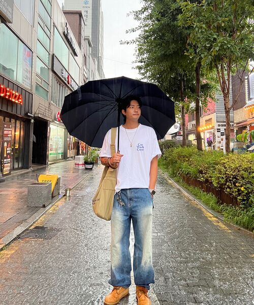INEXCIS(イネクシス)の「ワイドスナップデニムパンツ(インディゴブルー)(デニムパンツ・メンズ・その他・SMALL/MEDIUM/LARGE)」の3枚目の写真