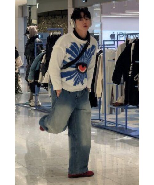 INEXCIS(イネクシス)の「ワイドスナップデニムパンツ(インディゴブルー)(デニムパンツ・メンズ・その他・SMALL/MEDIUM/LARGE)」の9枚目の写真