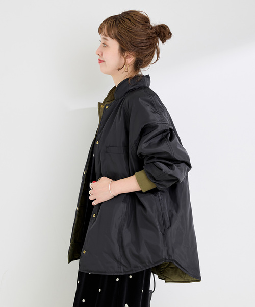 追加2》ウォッシャブル / キルティングリバーシブルブルゾン（ブルゾン