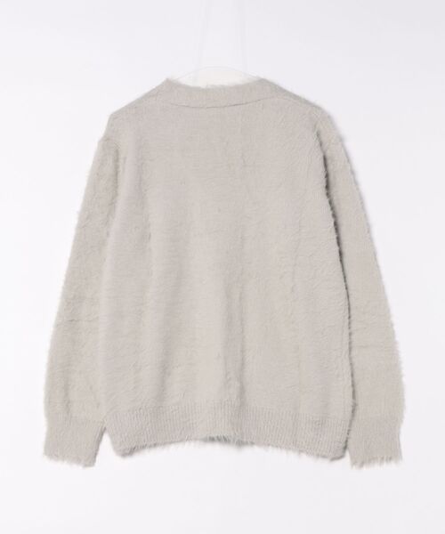 SWITCH BY ARCH(スイッチバイアーチ)の「●SWITCH by ARCH●Shaggy 編み Knit Cardigan(カーディガン/ボレロ・レディース・アイボリー/グレイッシュベージュ・FREE)」の11枚目の写真