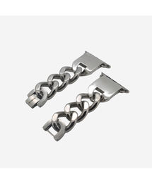 SILVERTAG（シルバータグ）の「APPLE WATCH STRAP NAST-P1502DC アップルウォッチチェーンメタルシルバーストラップ（デジタル腕時計）」