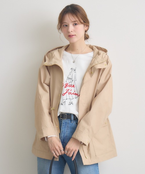 Pillini(ピリーニ)の「撥水マウンテンパーカー(マウンテンパーカー・レディース・カーキ/ベージュ・MEDIUM/LARGE)」の15枚目の写真