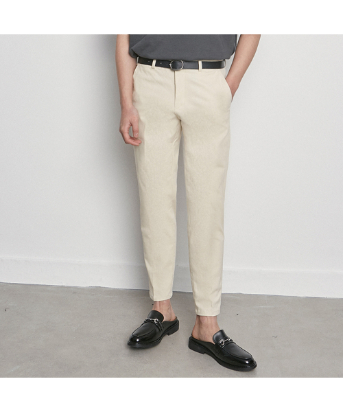 THE-ABON(エイボン)の「M3421 cotton spring slacks beige(スラックス・メンズ・その他・S/M/L/XL)」の3枚目の写真
