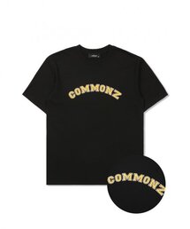 COMMONZ（コモンズ）の「アーチロゴTシャツ_ブラック（Tシャツ/カットソー）」
