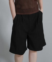 【Et】Two-Tuck Half Pants