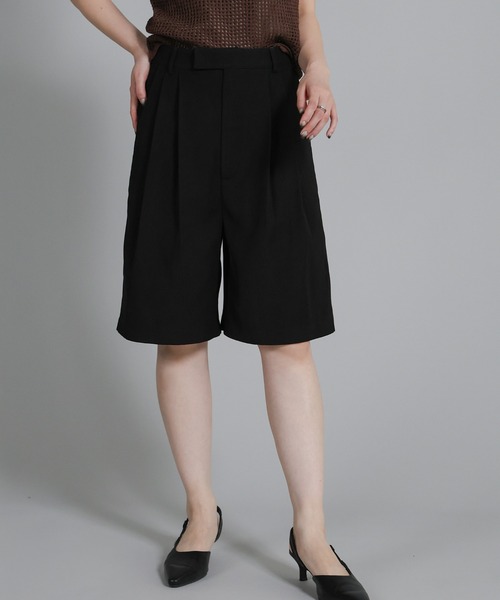select MOCA Et（セレクトモカエト）の「【Et】Two-Tuck Half Pants（その他パンツ・レディース・ブラック/グレイッシュベージュ・FREE）」の20枚目の写真