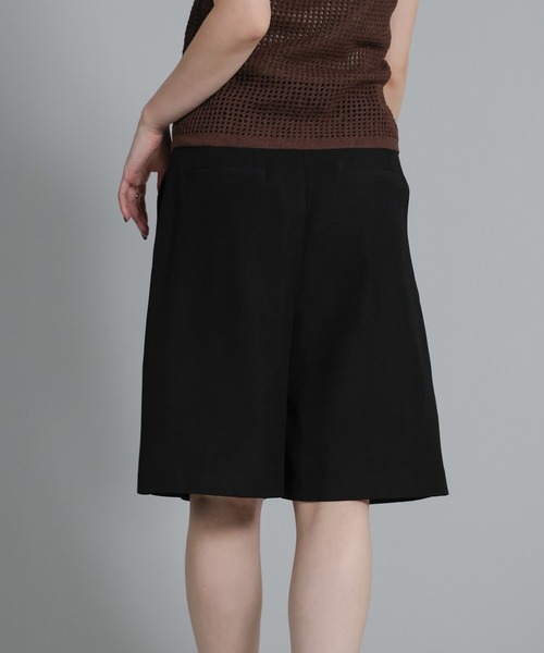 select MOCA Et（セレクトモカエト）の「【Et】Two-Tuck Half Pants（その他パンツ・レディース・ブラック/グレイッシュベージュ・FREE）」の18枚目の写真