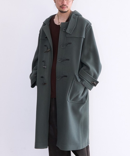 MONTGOMERY(モンゴメリー)の「MONTGOMERY Kennington(ダッフルコート・メンズ・ブラック/グリーン/ベージュ・SMALL/MEDIUM/LARGE)」の3枚目の写真