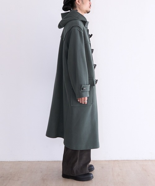 MONTGOMERY(モンゴメリー)の「MONTGOMERY Kennington(ダッフルコート・メンズ・ブラック/グリーン/ベージュ・SMALL/MEDIUM/LARGE)」の9枚目の写真