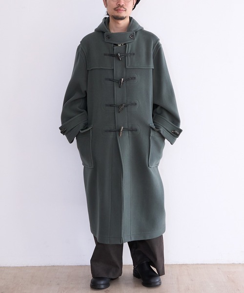 MONTGOMERY(モンゴメリー)の「MONTGOMERY Kennington(ダッフルコート・メンズ・ブラック/グリーン/ベージュ・SMALL/MEDIUM/LARGE)」の11枚目の写真