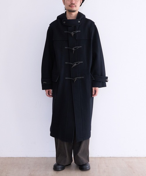 MONTGOMERY(モンゴメリー)の「MONTGOMERY Kennington(ダッフルコート・メンズ・ブラック/グリーン/ベージュ・SMALL/MEDIUM/LARGE)」の12枚目の写真