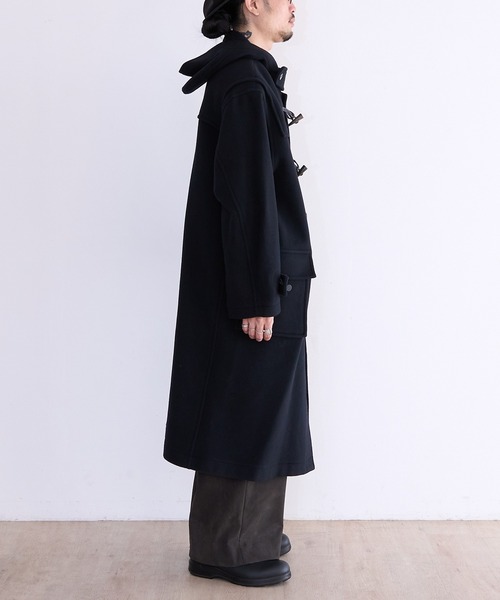 MONTGOMERY(モンゴメリー)の「MONTGOMERY Kennington(ダッフルコート・メンズ・ブラック/グリーン/ベージュ・SMALL/MEDIUM/LARGE)」の13枚目の写真
