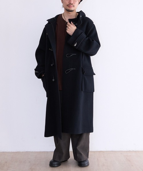 MONTGOMERY(モンゴメリー)の「MONTGOMERY Kennington(ダッフルコート・メンズ・ブラック/グリーン/ベージュ・SMALL/MEDIUM/LARGE)」の5枚目の写真
