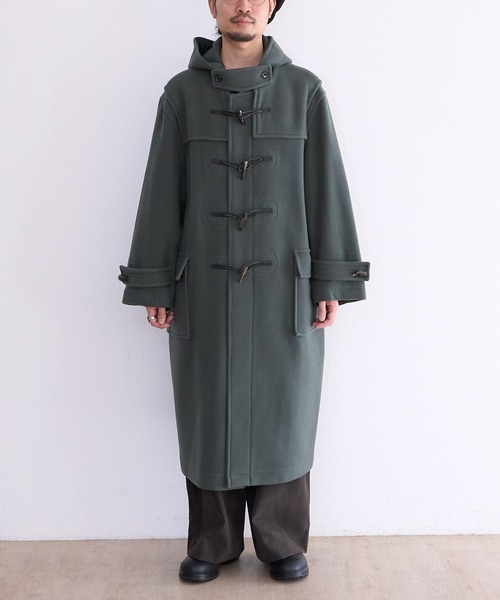 MONTGOMERY(モンゴメリー)の「MONTGOMERY Kennington(ダッフルコート・メンズ・ブラック/グリーン/ベージュ・SMALL/MEDIUM/LARGE)」の8枚目の写真