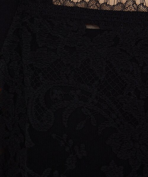 GALLARDAGALANTE（ガリャルダガランテ）の「【手洗い可】シアーレースキャミワンピース（ワンピース・レディース・ブラック/ホワイト・FREE）」の16枚目の写真