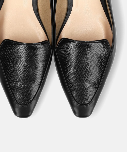 MAMIAN(マミアン)の「甲深 スクエアトゥ ローファー(ローファー・レディース・ベージュ系その他/ブラック・23.0cm/22.5cm/25.0cm/24.5cm/24.0cm/23.5cm)」の9枚目の写真