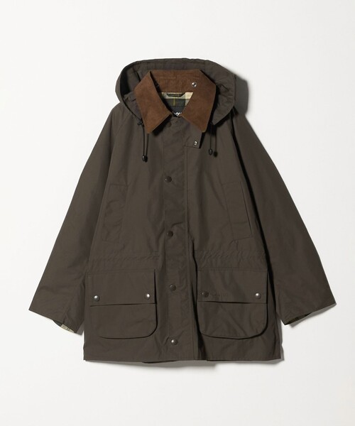Barbour（バブアー）の「【別注】＜Barbour＞LIGHT MODIFIED BEAUFORT/ビューフォート/ハンティングジャケット（マウンテンパーカー・メンズ・ブラック/ダークブラウン・40/36/38）」の2枚目の写真