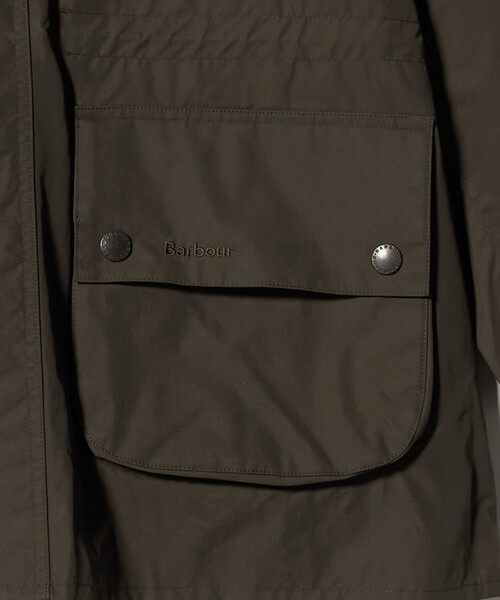 Barbour（バブアー）の「【別注】＜Barbour＞LIGHT MODIFIED BEAUFORT/ビューフォート/ハンティングジャケット（マウンテンパーカー・メンズ・ブラック/ダークブラウン・40/36/38）」の7枚目の写真