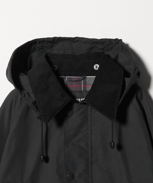 Barbour（バブアー）の「【別注】＜Barbour＞LIGHT MODIFIED BEAUFORT/ビューフォート/ハンティングジャケット（マウンテンパーカー・メンズ・ブラック/ダークブラウン・40/36/38）」の18枚目の写真