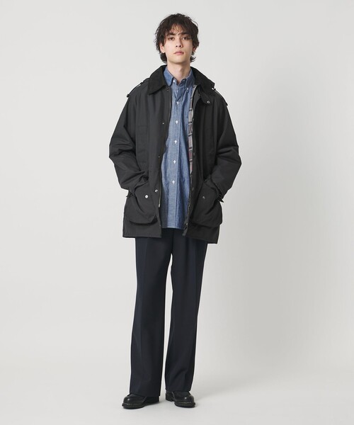 【別注】＜Barbour＞ ビューフォート ハンティングジャケット ブラック38 別注】＜Barbour＞LIGHT MODIFIED BEAUFORT/ビューフォート