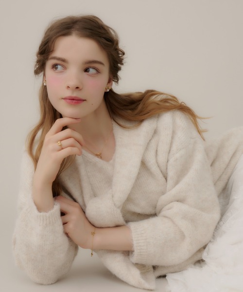 TITTY&CO.(ティティーアンドコー)の「リボンモチーフネックレス(ネックレス・レディース・ピンクゴールド/ゴールド/シルバー・FREE)」の11枚目の写真
