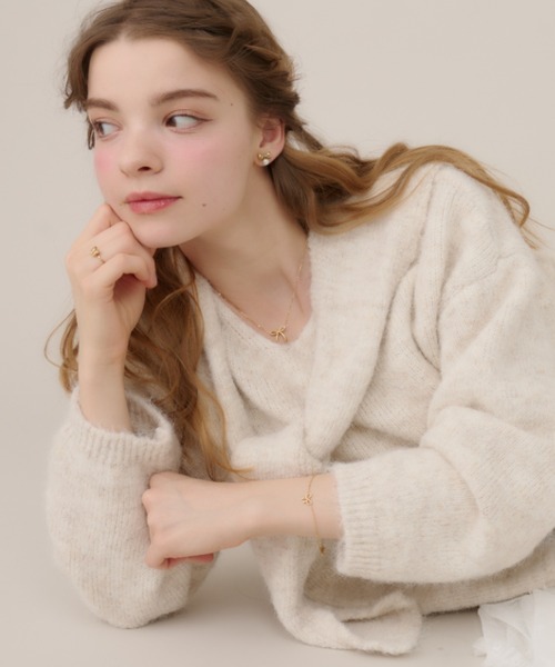 TITTY&CO.(ティティーアンドコー)の「リボンモチーフネックレス(ネックレス・レディース・ピンクゴールド/ゴールド/シルバー・FREE)」の22枚目の写真