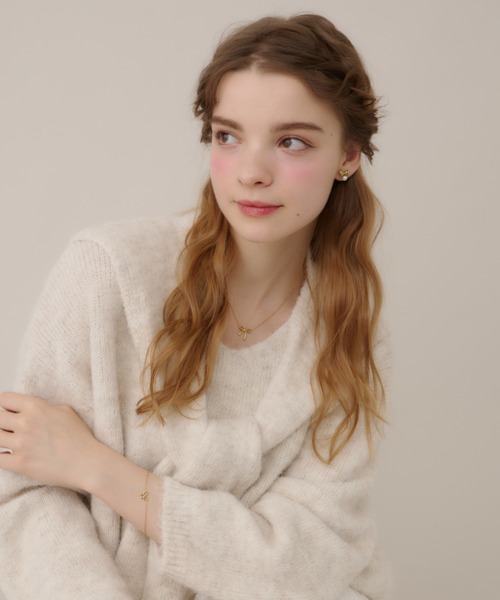 TITTY&CO.(ティティーアンドコー)の「リボンモチーフネックレス(ネックレス・レディース・ピンクゴールド/ゴールド/シルバー・FREE)」の12枚目の写真