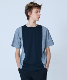 5351 POUR LES HOMMES | 【異素材MIX】半袖 Tシャツ(Tシャツ/カットソー)