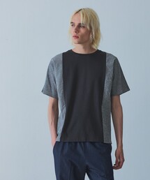 5351 POUR LES HOMMES | 【異素材MIX】半袖 Tシャツ(Tシャツ/カットソー)