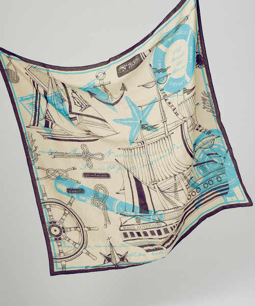 manipuri（マニプリ）の「manipuri マニプリ インドストール ポンメール 0161333006（ストール/ショール・レディース・ブルー・FREE）」の2枚目の写真