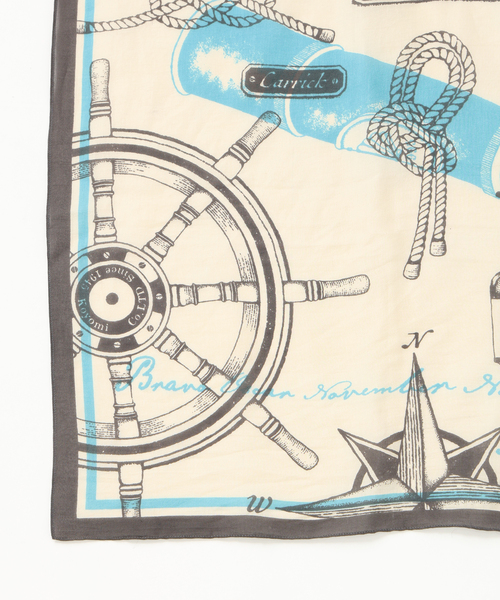 manipuri（マニプリ）の「manipuri マニプリ インドストール ポンメール 0161333006（ストール/ショール・レディース・ブルー・FREE）」の4枚目の写真