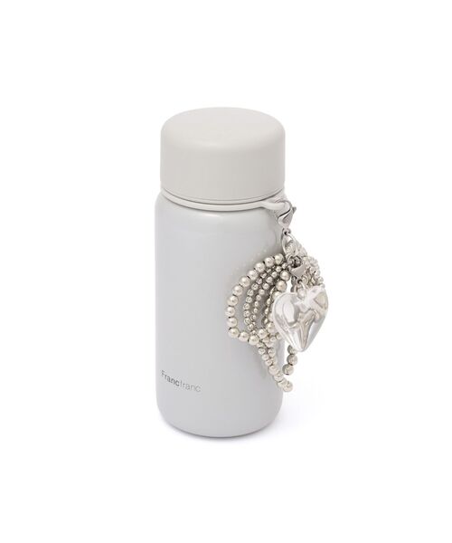 Francfranc(フランフラン)の「チャーム ステンレスボトル 350ml グレー 水筒 マイボトル(水筒・レディース・グレー・FREE)」の1枚目の写真