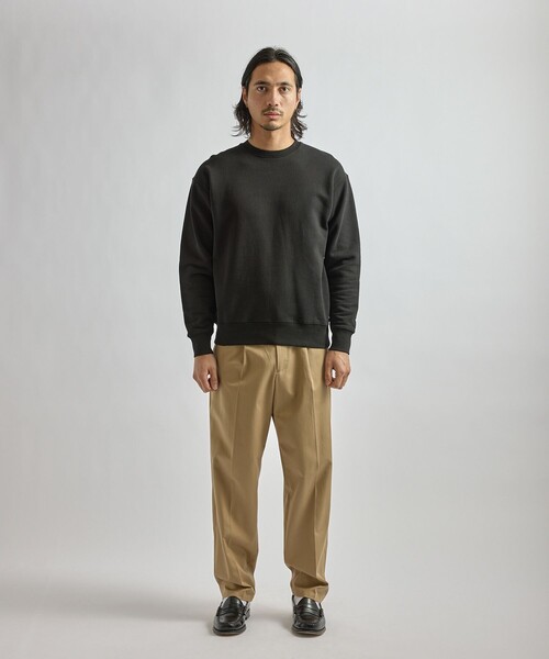 Saturdays NYC（サタデーズ ニューヨークシティ ）の「Bowery International Crew Sweatshirt（スウェット・メンズ・ネイビー/ブラック/ライトグレー・S/M/L）」の10枚目の写真