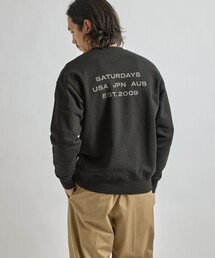 Saturdays NYC | Bowery International Crew Sweatshirt(スウェット)